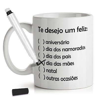 Caneca Curinga para todas as ocasiões - caneta preta