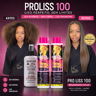 Kit Progressiva Garota Poderosa Litro + Potencializador de Progressiva 240 ml