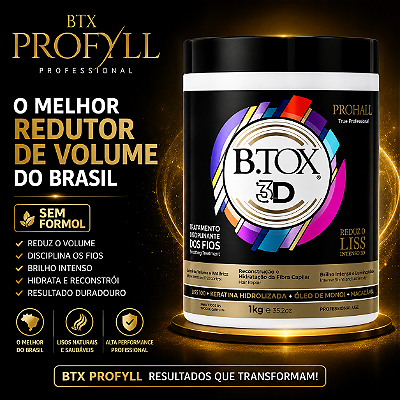 ✨ B.TX Capilar Sem Formol 1 Kg – Tratamento profissional sem agressões. Cabelos alinhados, macios e com brilho de salão.