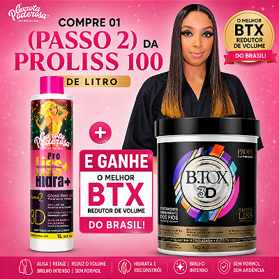 Compre 01 (passo 2) de Progressiva Sem Formol e Leve Grátis 01 BTX Kg