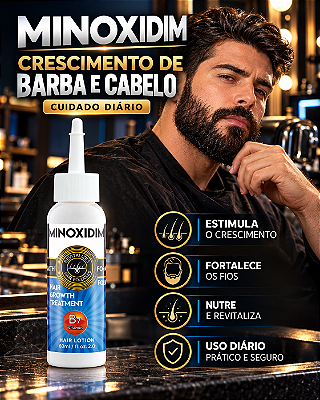 Minoxidil ou Minoxidim 60 ml