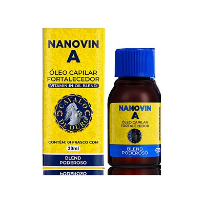 Óleo Capilar Fortalecedor Nanovin A 30 ml