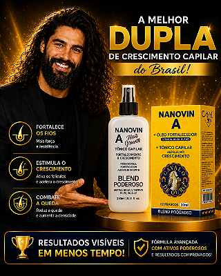 Compre 01 Tônico Poderoso 240 ml e Leve Grátis 01 Casal 20