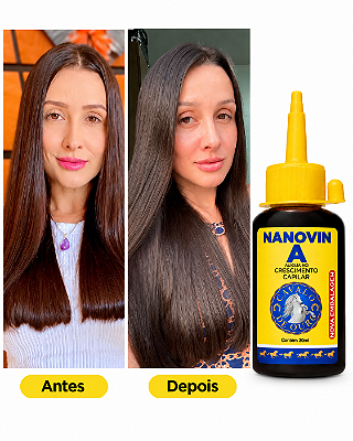 Tônico Capilar Nanovin A 30 ml Crescimento e Fortalecimento Capilar