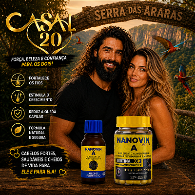 🌿 Crescimento Acelerado: Vitamina 60caps + Óleo Noturno 30ml