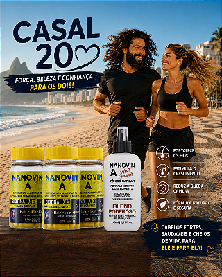 Compre 03 Vitaminas de Cabelo 60 Caps Cada e Leve Grátis 01 Tônico Poderoso 240 ml