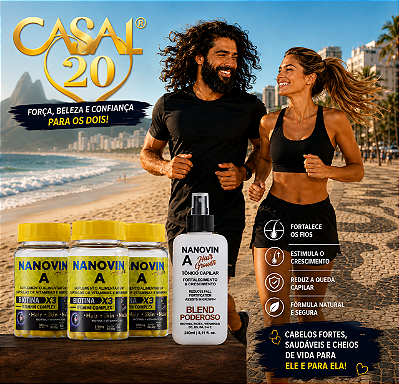Compre 03 Vitaminas de Cabelo 60 Caps Cada e Leve Grátis 01 Tônico Poderoso 240 ml