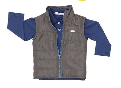 Colete Oliver Mini Cinza Chumbo