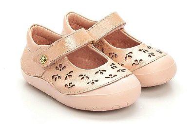 Sapatilha Gambo Baby New Steps Glitter Blossom Candy