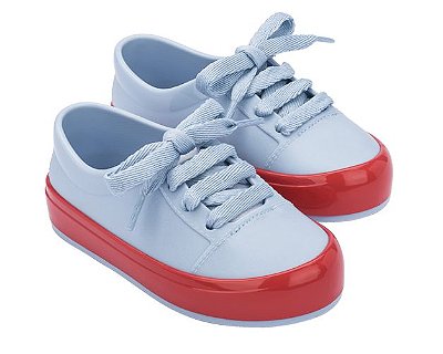 Tênis Mini Melissa Street BB Azul Vermelho