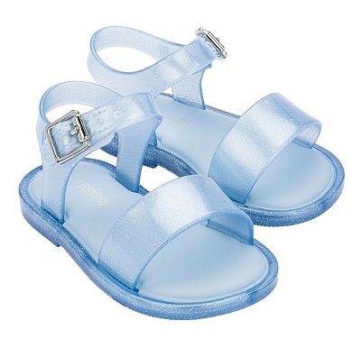 Sandália Mini Melissa Mar Sandal IV BB Azul Perolado