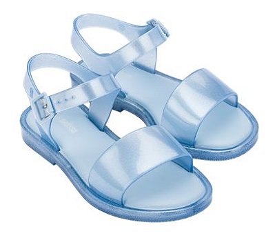 Sandália Mini Melissa Mar Sandal Infantil Azul Perolado