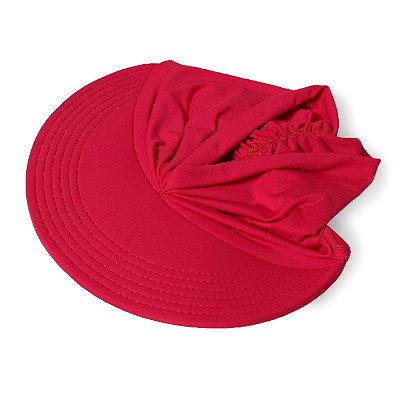 Viseira Turbante Proteção UV50 Vermelho