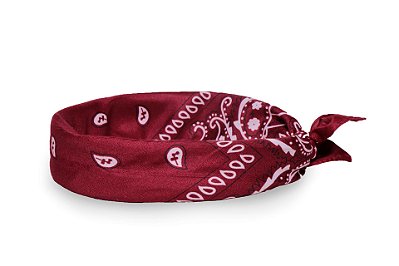 Bandana Estampada Vinho