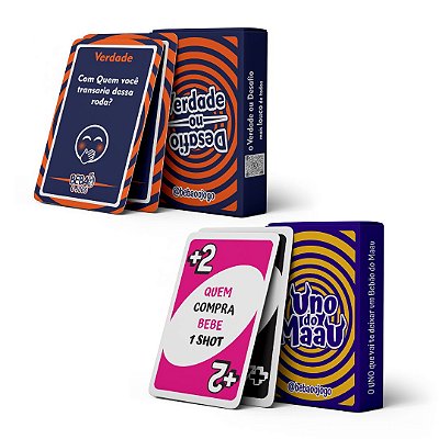 Kit Uno Do Maau + Verdade Ou Desafio