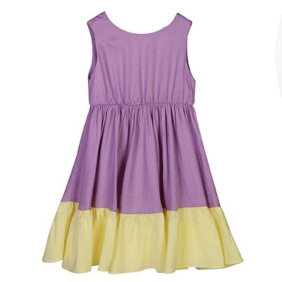 Vestido Infantil Bicolor Amora