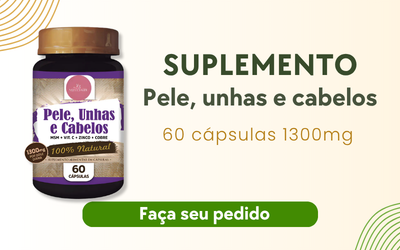 pele cabelo unha