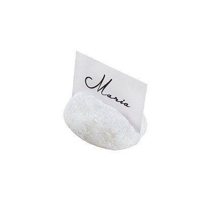 IDENTIFICADOR DE MESA - STONE WHITE - KIT COM 4 UNIDADES