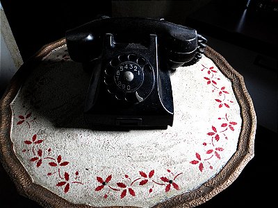 Telefone Vintage Preto