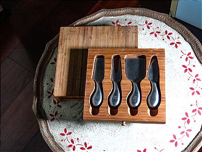Fino Conjunto Talheres para Queijo