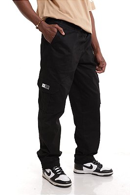 Calça Cargo - Logo All Black