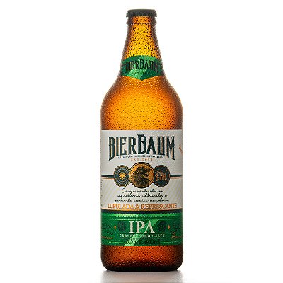 Caixa com 12 Cervejas American IPA Bierbaum | Garrafa 600ml