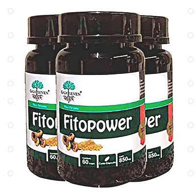 FITOPOWER Maca Peruana 850mg KIT COM 3