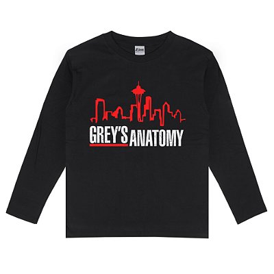 Camiseta Manga Longa Grey's Anatomy
