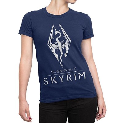 Camiseta Skyrim Feminina