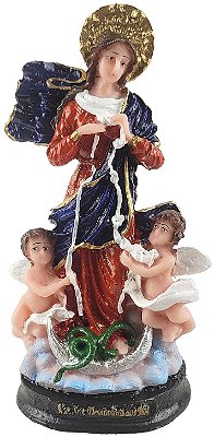 Imagem de Nossa Senhora Desatadora dos nós Resina 15 cm