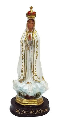 Imagem de Nossa Senhora de Fátima Resina 15 cm