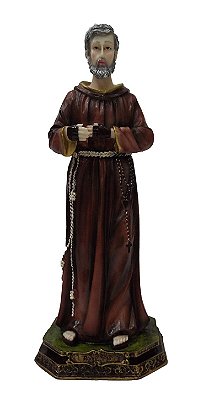 Imagem De Santo Padre Pio 30 Cm Resina Estatua