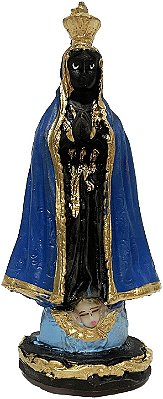 Imagem Escultura Nossa Senhora Aparecida 7cm Resina