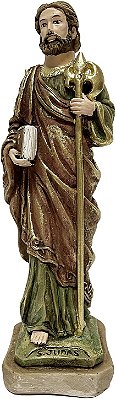 Imagem Escultura São Judas Tadeu 20cm Gesso