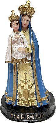 Imagem Estatua Nossa Senhora do Bom Parto 15 Cm Resina