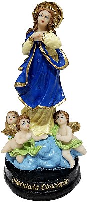 Imagem Nossa Senhora Imaculada Conceição 15Cm Resina