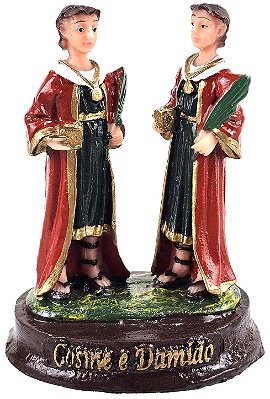 Imagem Cosme e Damião Resina 7cm