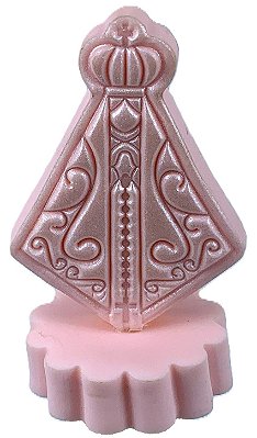 Imagem Nossa Senhora Aparecida Biscuit Rosa