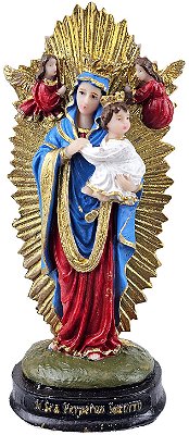 Imagem Nossa Senhora do Perpétuo Socorro 15 Cm Resina