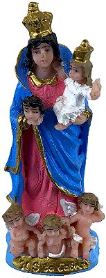 Imagem Nossa Senhora das Cabeças Resina 7cm