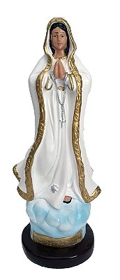 Imagem de Nossa Senhora de Fátima Gesso 20 cm