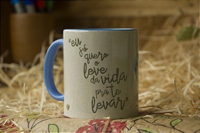 Caneca Quatro folhas - Anavitoria