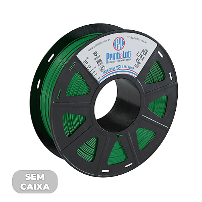 Filamento PLA Verde 1,75mm 1Kg PrintaLot - SEM CAIXA