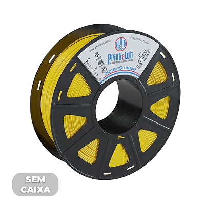 Filamento PLA Amarelo 1,75mm 1Kg PrintaLot - SEM CAIXA