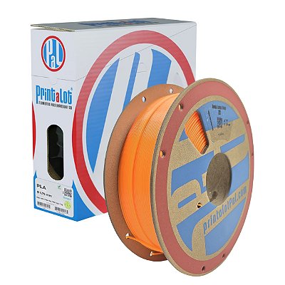 Filamento PLA Fluo Laranja 1,75mm 1Kg PrintaLot