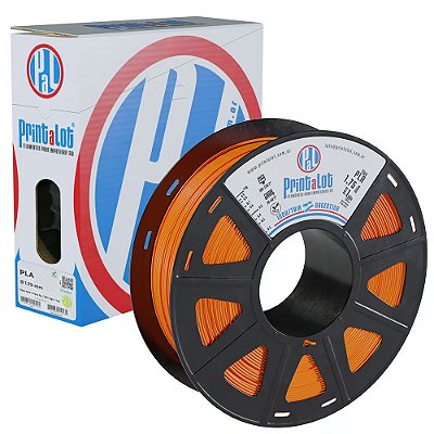 Filamento PLA Laranja 1,75mm 1Kg PrintaLot