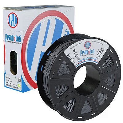 Filamento PLA Cinza 1,75mm 1Kg PrintaLot