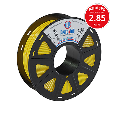 Filamento PLA Amarelo 2,85mm 1Kg PrintaLot