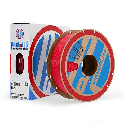 Filamento PLA Vermelho 1,75mm 1Kg PrintaLot