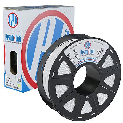 Filamento PLA Branco 1,75mm 1Kg PrintaLot